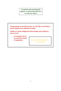 La Leçon Vitale prEsente livre 3 Les PoEmes Orpholoses