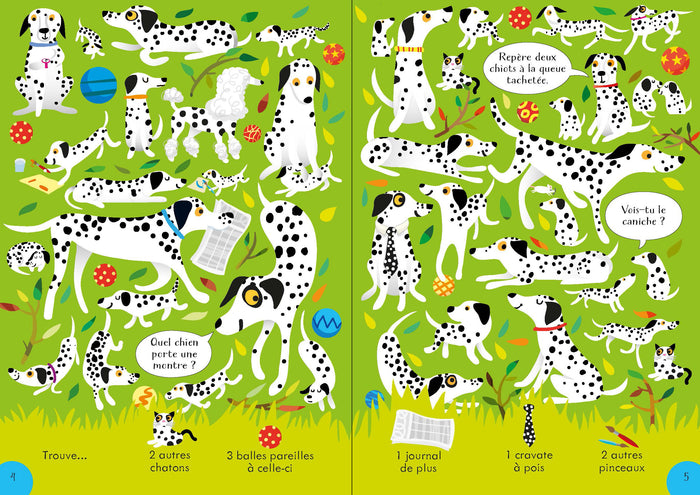 Chiens et chats - Mon petit cherche et trouve