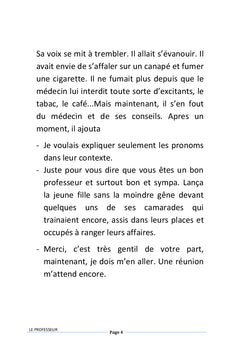 Le professeur