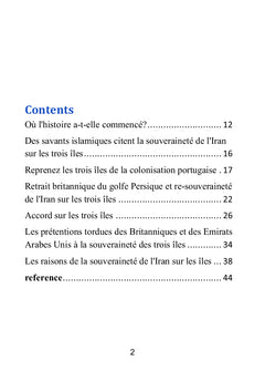 Trois îles iraniennes