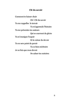 Paroles Pesées, poésie