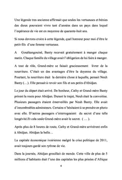 Grand-mère Banty à Abidjan