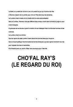 Le regard du Roi ne m'inspire jamais la joie