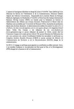 Un guinéen d'aujourd'hui