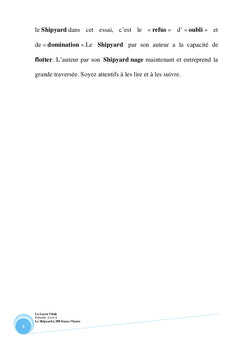 Le Shipyard à 200 francs l'heure Tome I