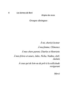 Les larmes de Beni