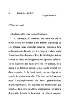 Les larmes de Beni