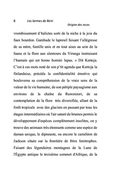 Les larmes de Beni