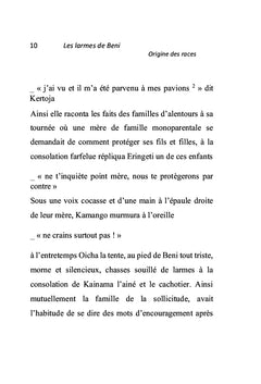 Les larmes de Beni