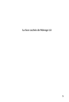 La face cachée de Ndongo Lô