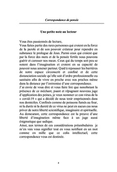 Correspondance de pensée