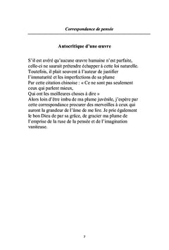 Correspondance de pensée