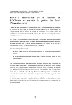 Externalisation de la fonction RCCI d'une société de gestion de fonds