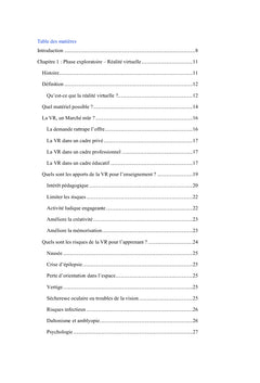 Quel est l'apport de la réalité virtuelle dans l'enseignement ?