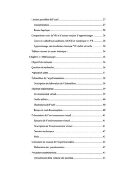 Quel est l'apport de la réalité virtuelle dans l'enseignement ?