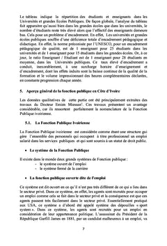 Évaluation de la politique de ressources humaines des enseignants du supérieur en Côte d'Ivoire