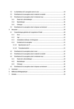 La Sarcopénie en Oncologie et son impact pronostique