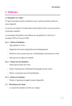 La Sarcopénie en Oncologie et son impact pronostique