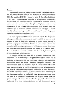 La gestion intégrée des ressources en eau au Maroc