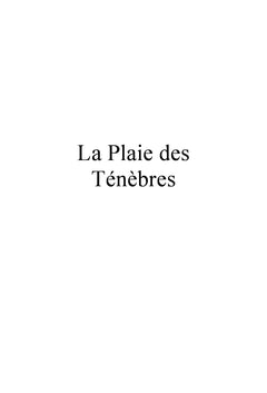 La Plaie des Ténèbres
