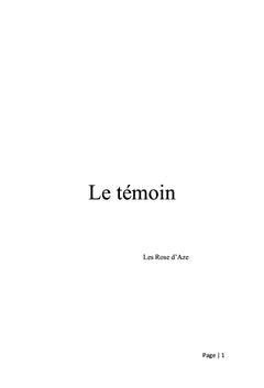 Le témoin