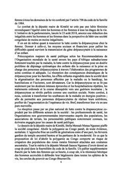 Luttes et vies : Bannir la polygamie, Vaincre la drépanocytose