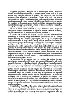 Luttes et vies : Bannir la polygamie, Vaincre la drépanocytose