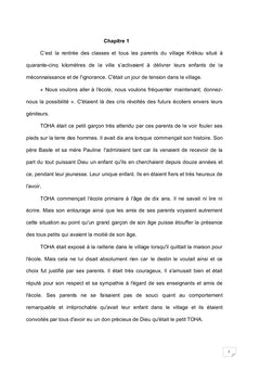 Le cursus scolaire