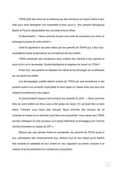 Le cursus scolaire