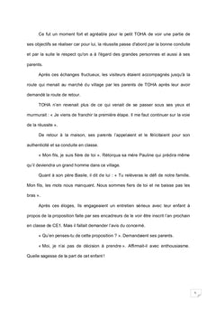 Le cursus scolaire
