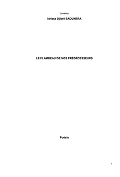 Le flambeau de nos prédécesseurs