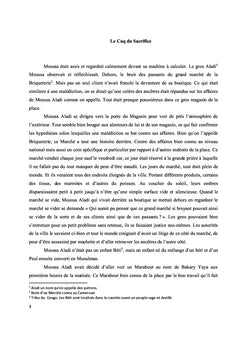 Le Coq du sacrifice