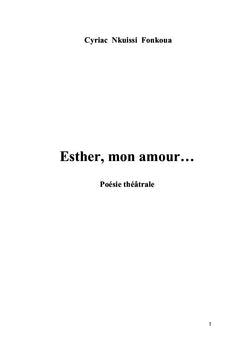 Esther mon amour...