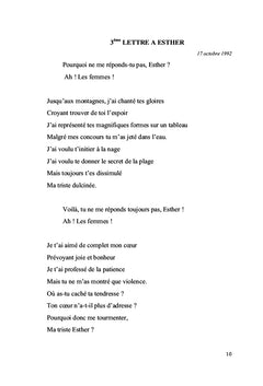 Esther mon amour...