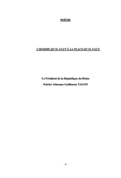 L'HOMME QU'IL FAUT À LA PLACE QU'IL FAUT