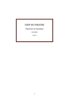 Coup de théâtre