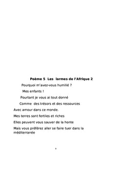 Les larmes de l'Afrique