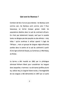 Paroles Bantoues