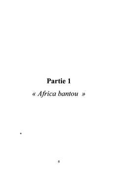 Paroles Bantoues
