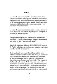 Le secret de la confession