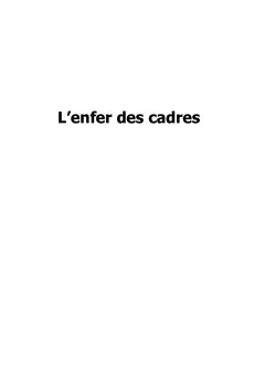 L'enfer des cadres