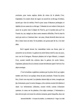 A travers les étoiles