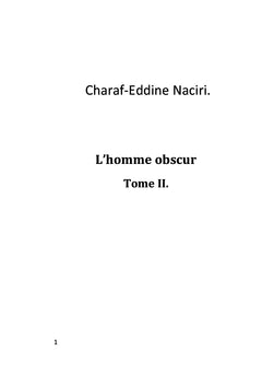 L'Homme Obscur Tome II
