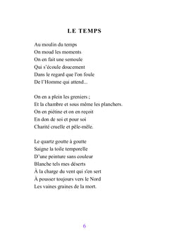 LE TEMPS ET LES CHOSES