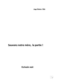 Sauvons notre mère, la patrie!