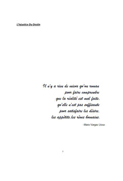 L'injustice du destin