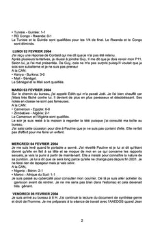 Kossi au Burundi 2002 - 2005