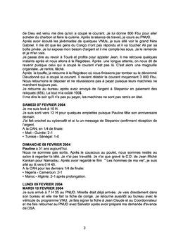 Kossi au Burundi 2002 - 2005