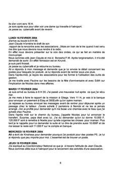 Kossi au Burundi 2002 - 2005