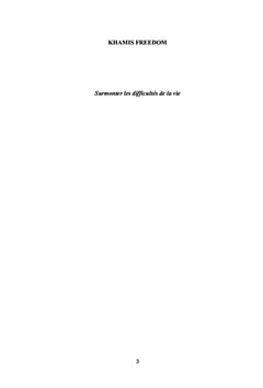 Surmonter les difficultés de la vie